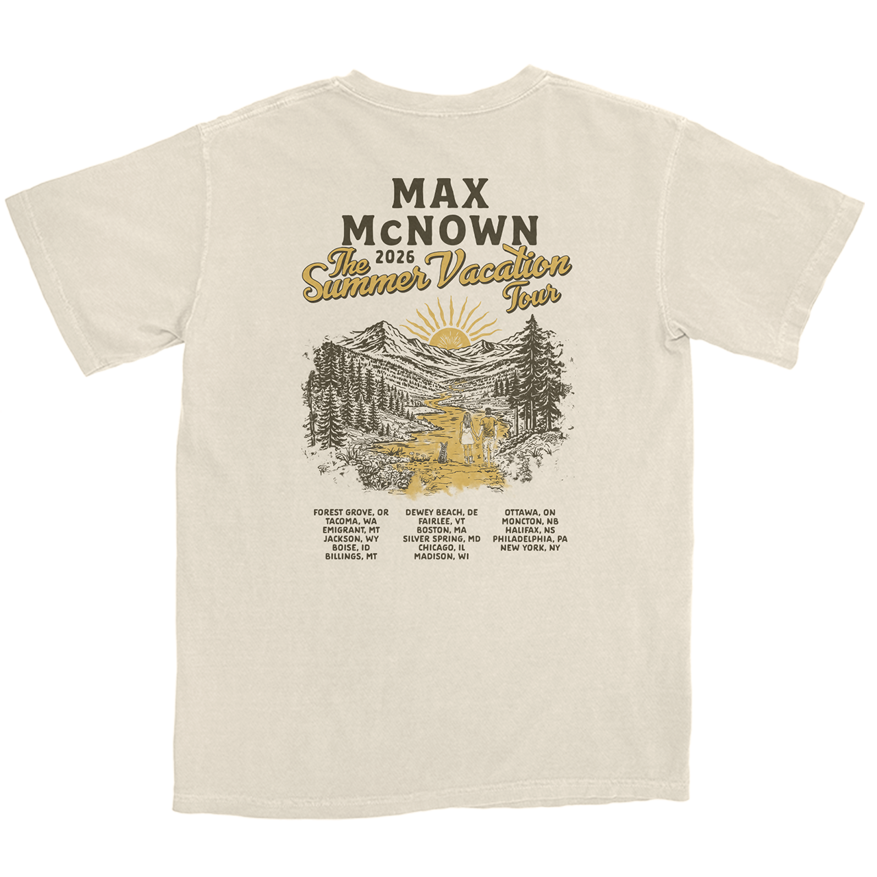 Summer Vacation 2026 Tour Tee