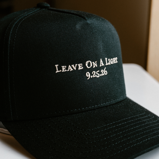 Leave On A Light Album Hat