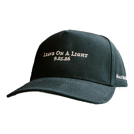 Leave On A Light Album Hat