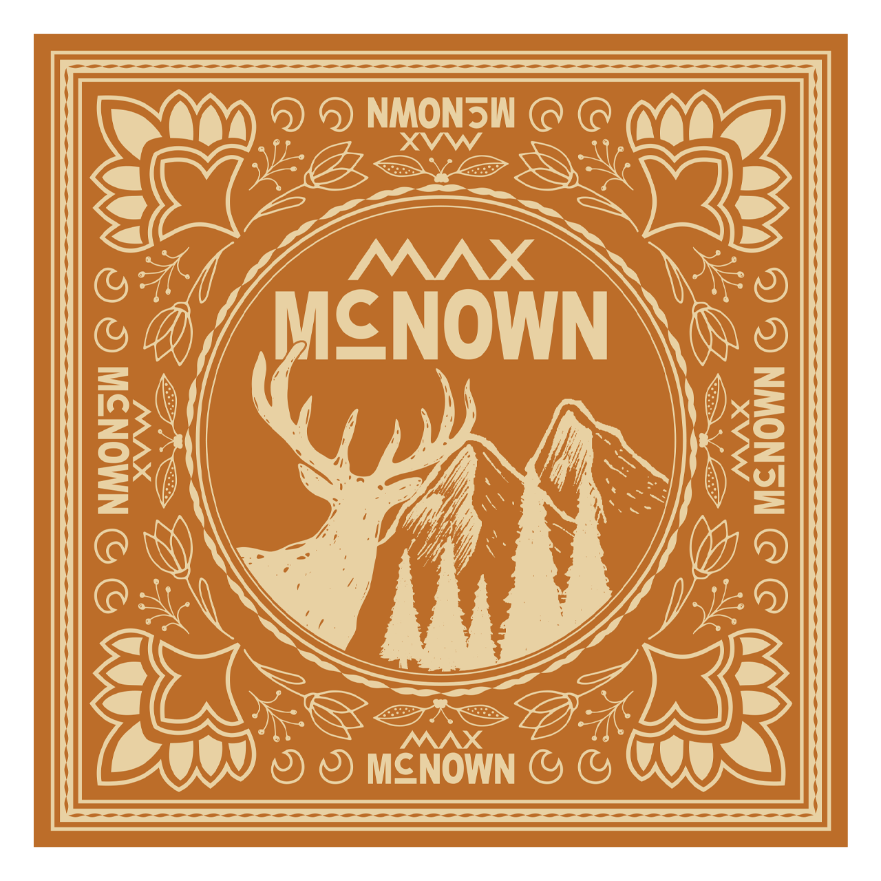 Orange Mountain Bandana