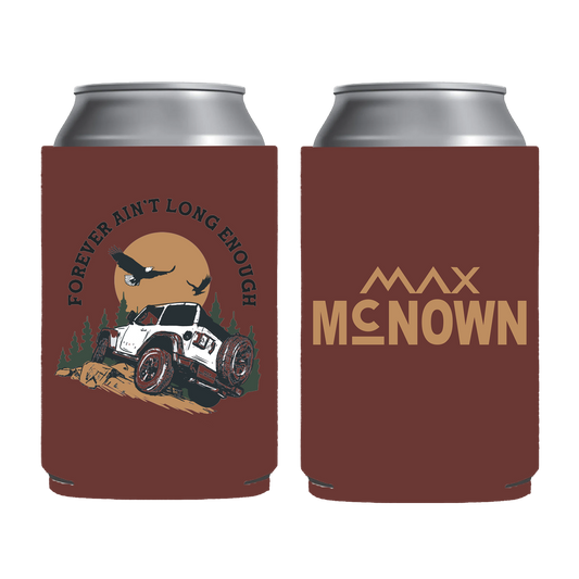 Red Forever Jeep Koozie