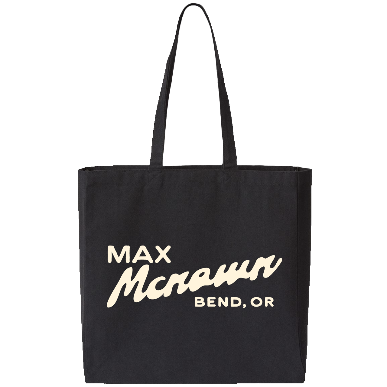 Retro Logo Black Tote