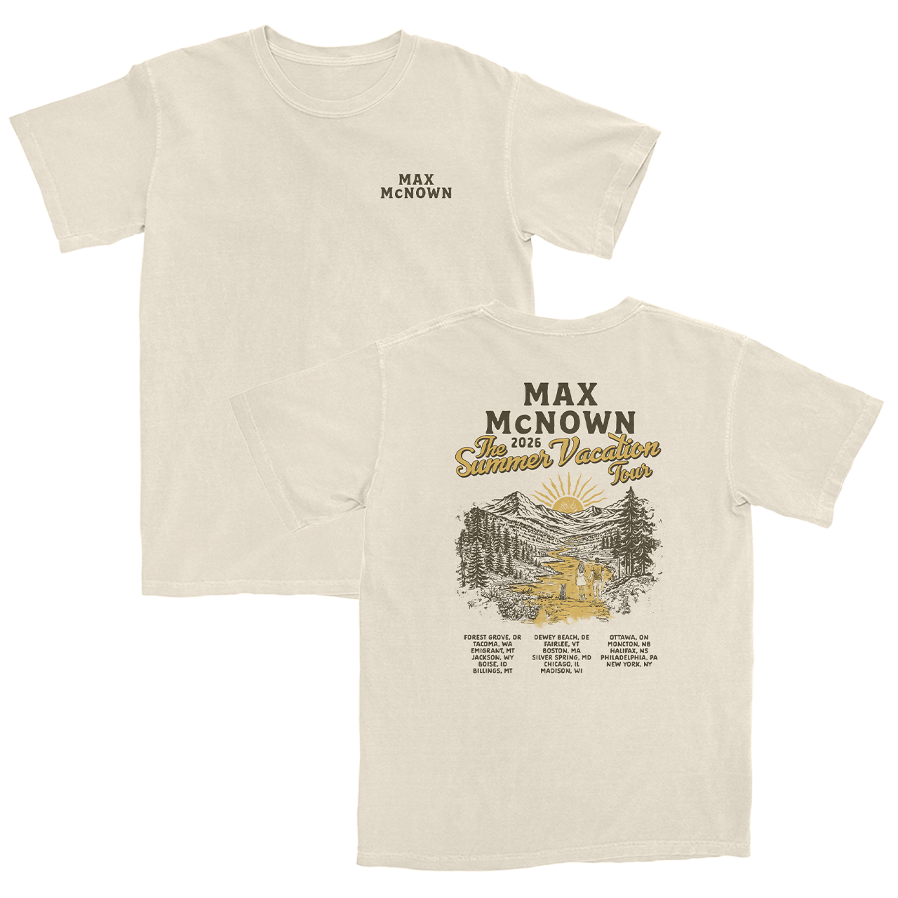 Summer Vacation 2026 Tour Tee